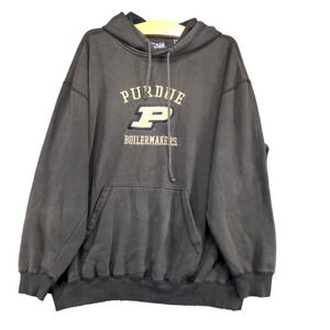 Crable Sportswear Men's Purdue Boilermakers Hoodie Black Large Cotton Blend